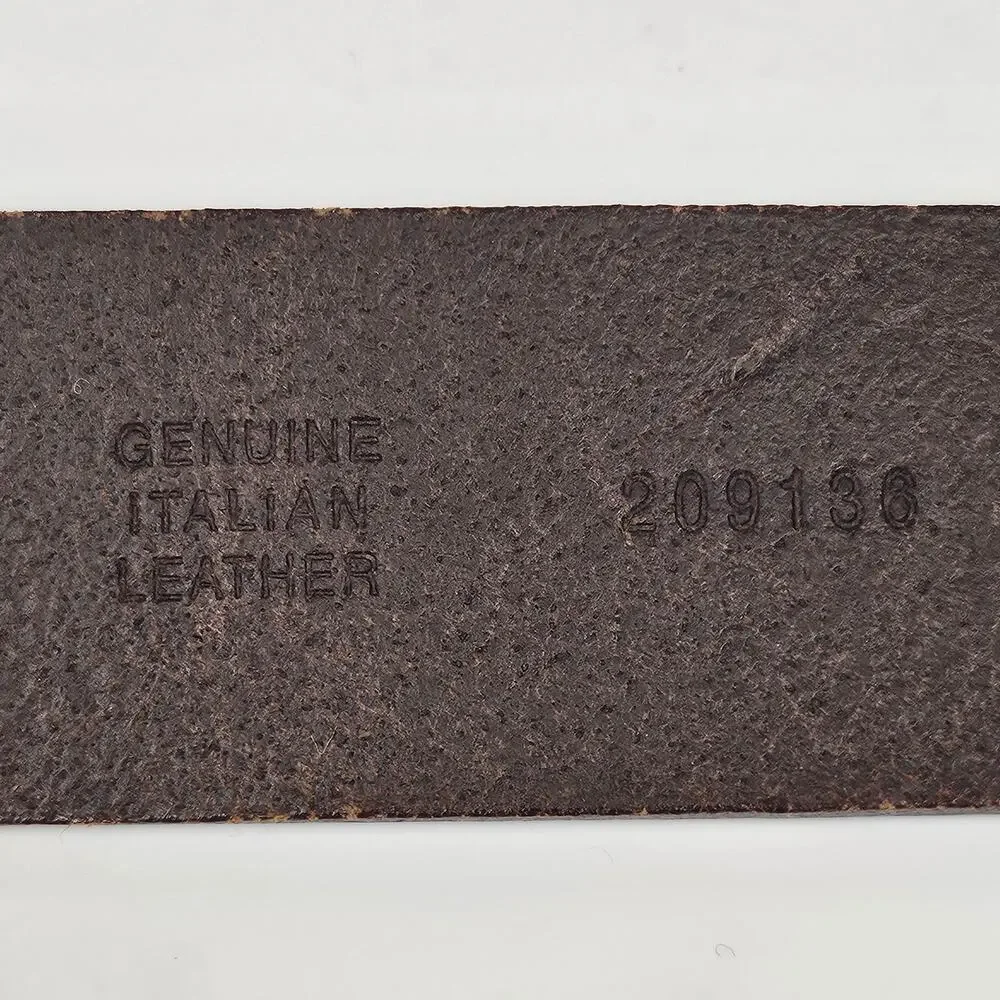 BANANA REPUBLIC GENUINE ITALIAN LEATHER BELT – WOMEN’S M –  HOLELESS LOCK BUCKLE